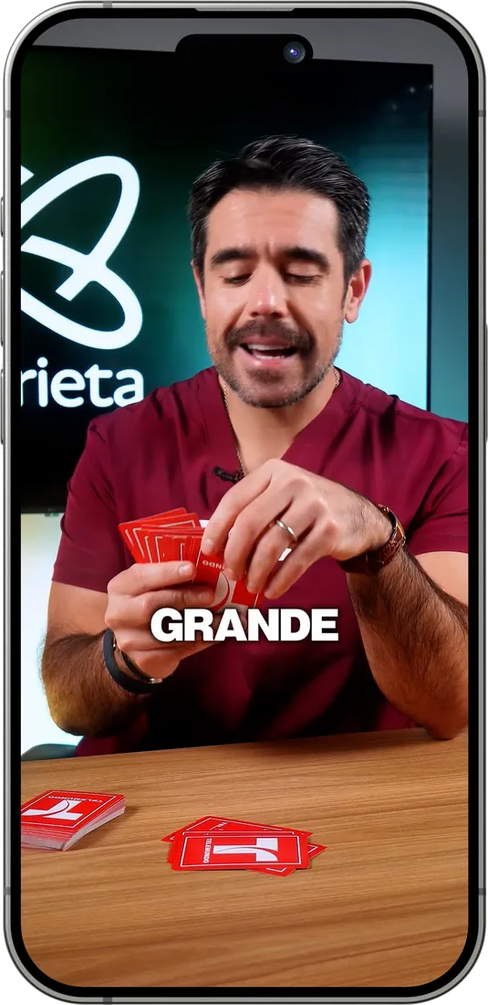 Anuncio del Dr. Arrieta
